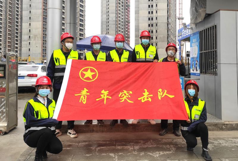 项目部成立了以项目党支部书记王立泰同志为队长的党员突击队,从严,从